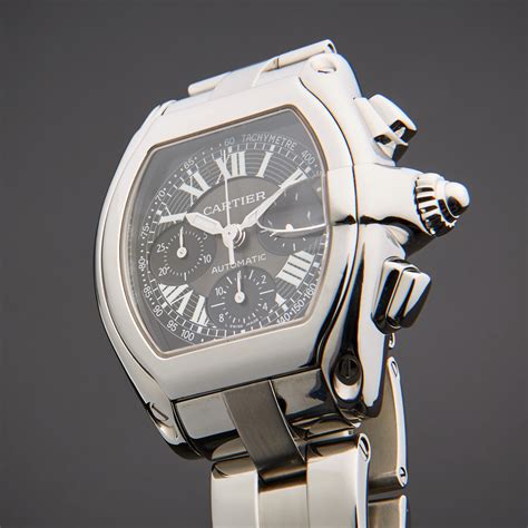 rolex signed cartier watch|cartier roadster watch history.